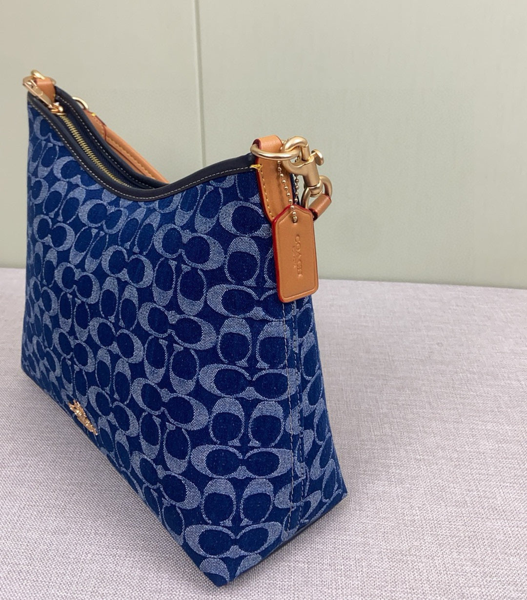 sac hobo en denim Coach