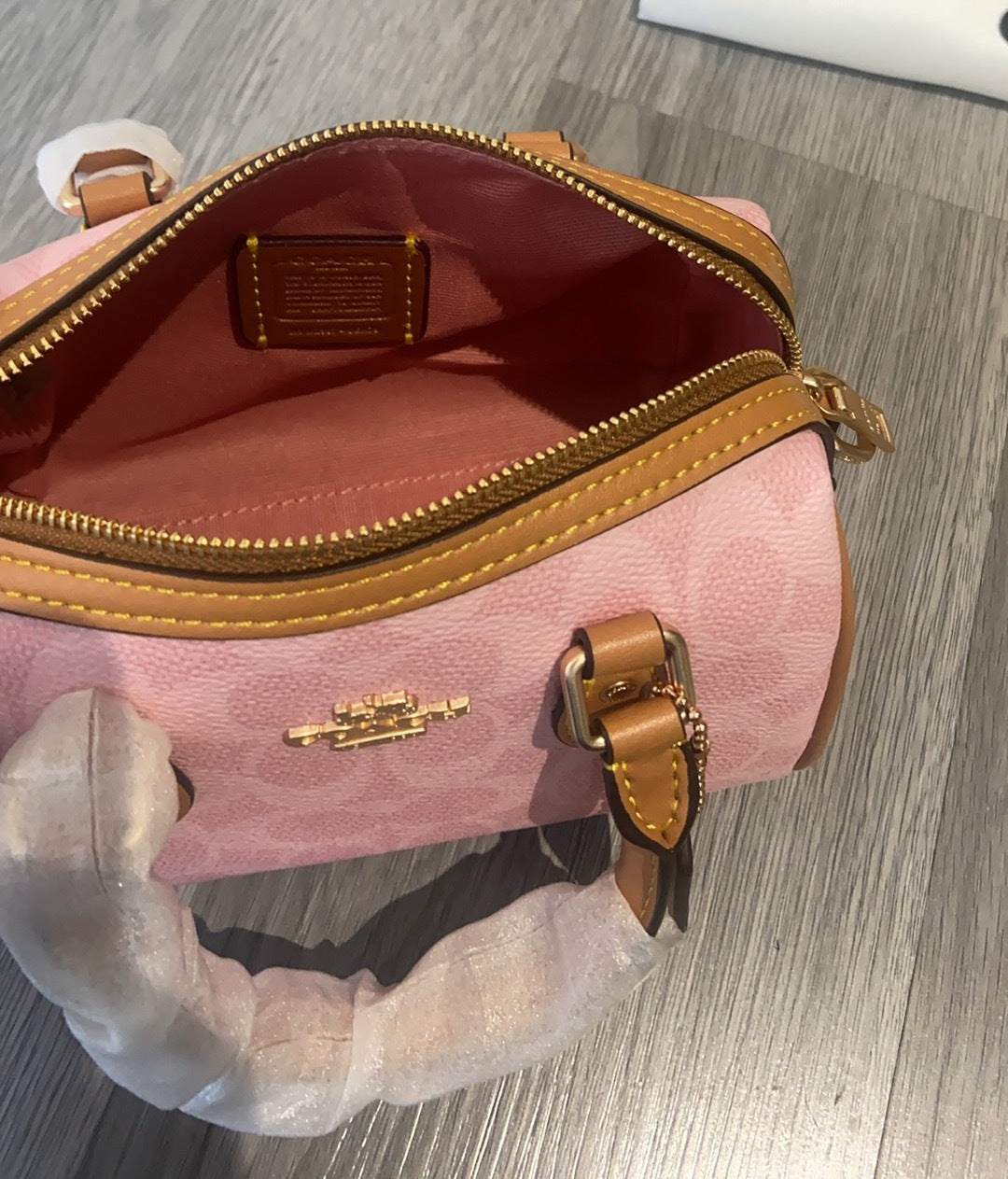 Mini sac bandoulière Rowan en toile exclusive unie