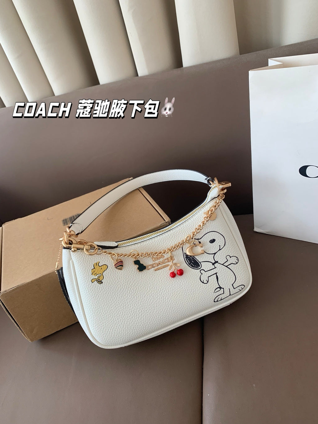 Sac coach avec dessin
