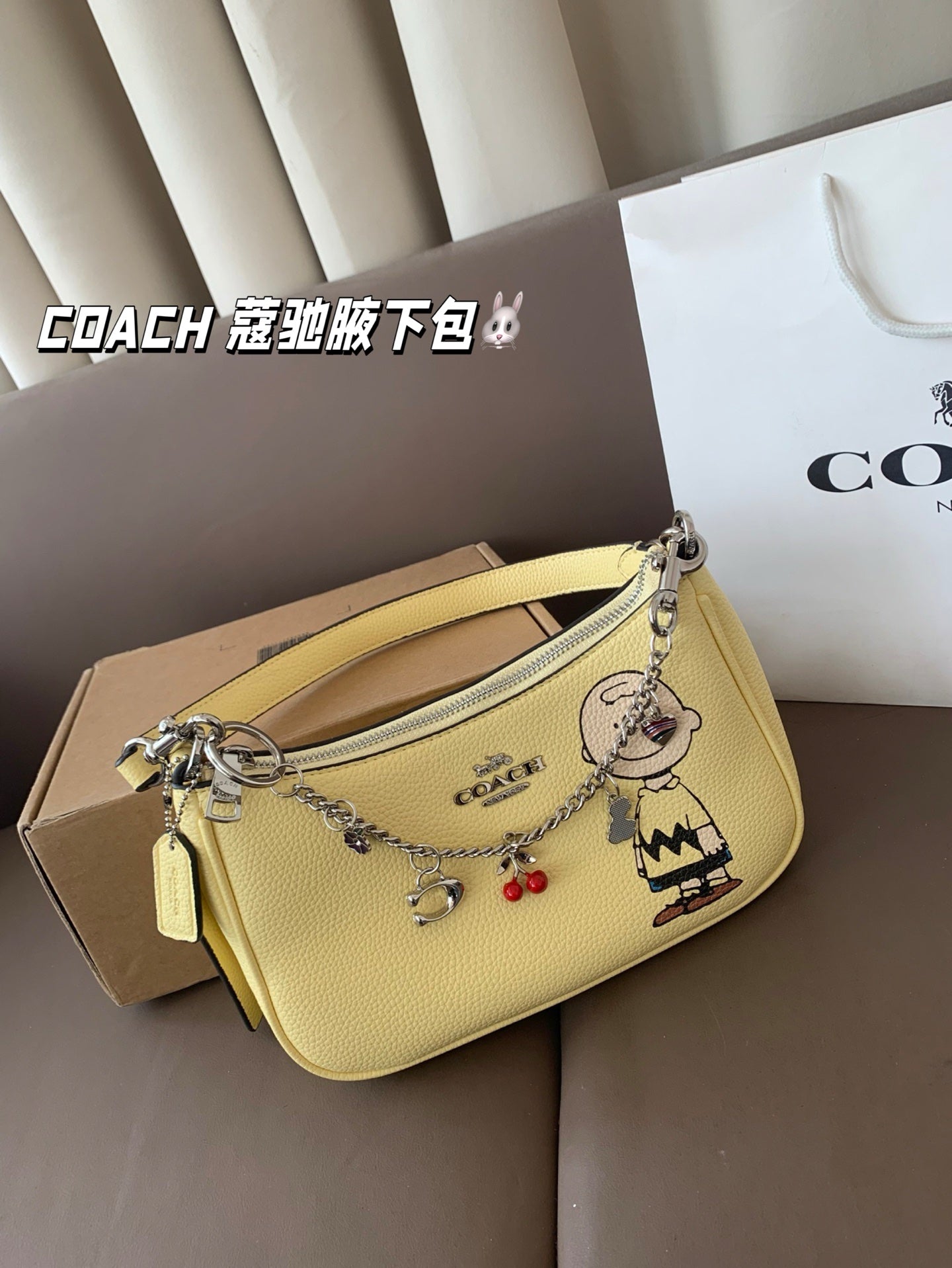 Sac coach avec dessin