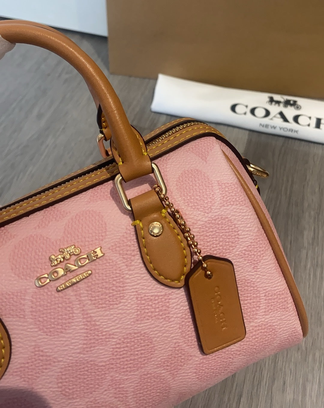 Mini sac bandoulière Rowan en toile exclusive unie