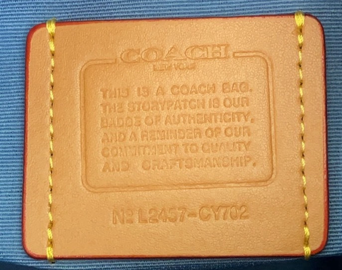 sac hobo en denim Coach