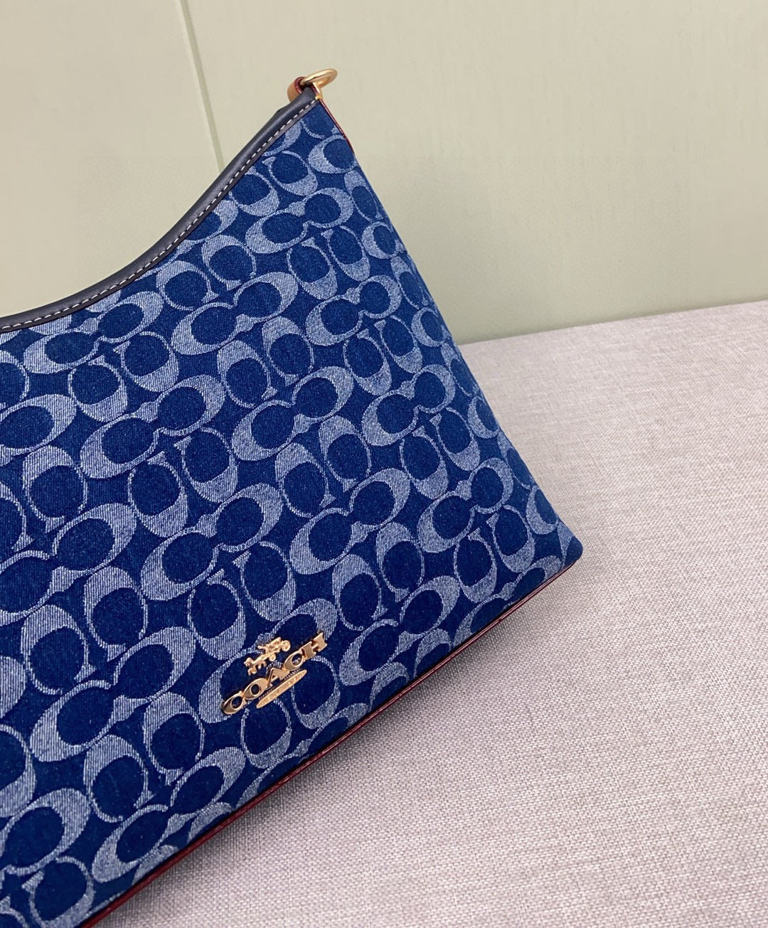 sac hobo en denim Coach