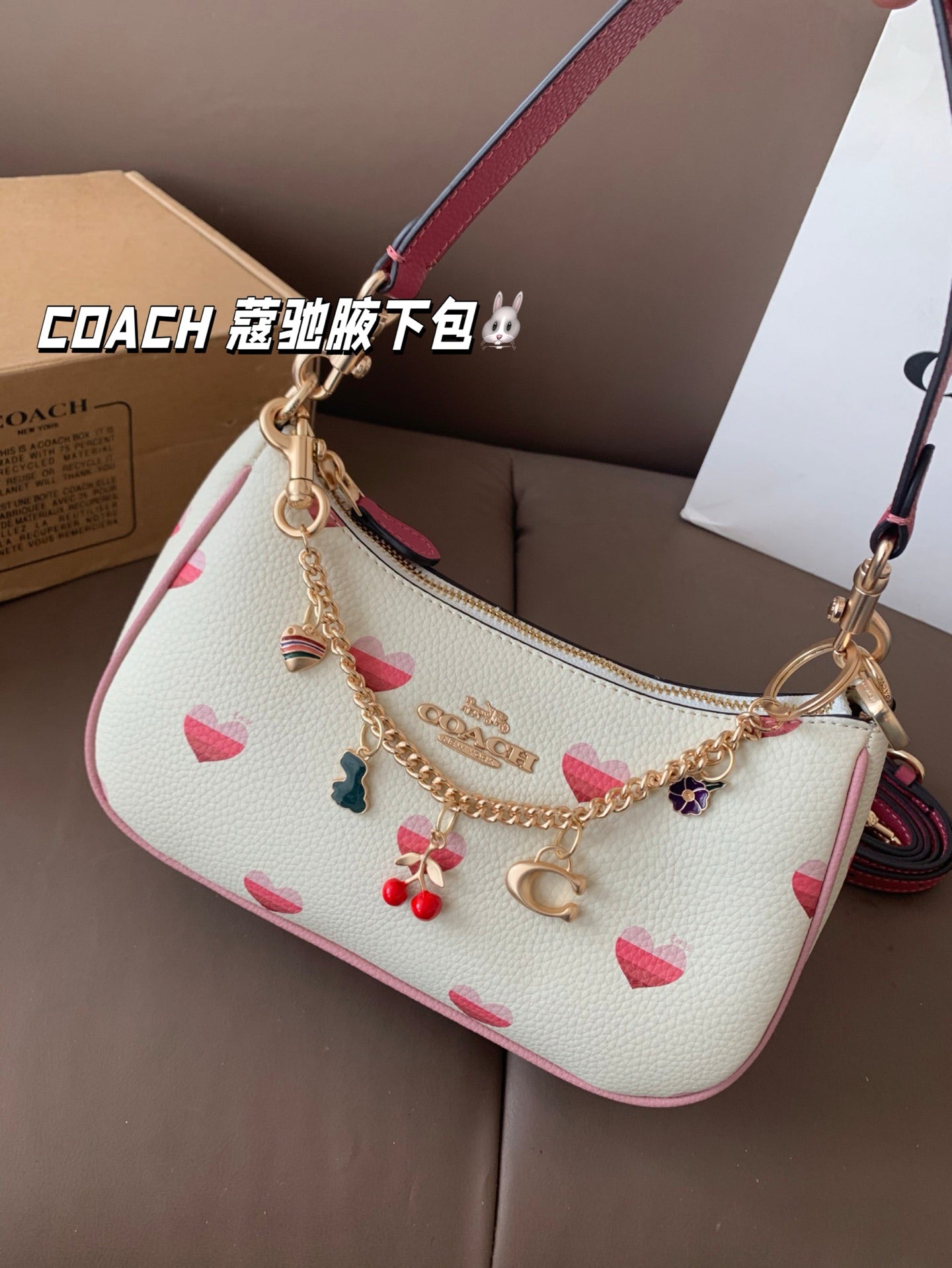 Coach motif cœur