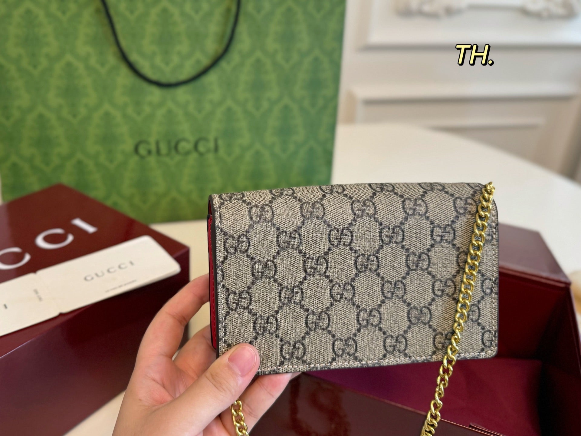 Sac à bandoulière en fleurs de cerisier Gucci
