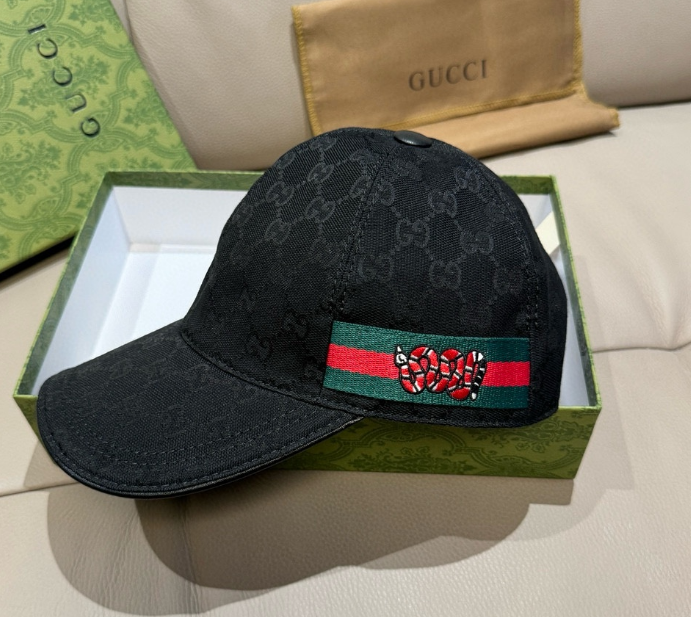 Gucci – Casquette GG Canvas Web Snake
