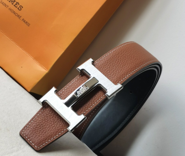 Ceinture Hermès H Cuir Grainé