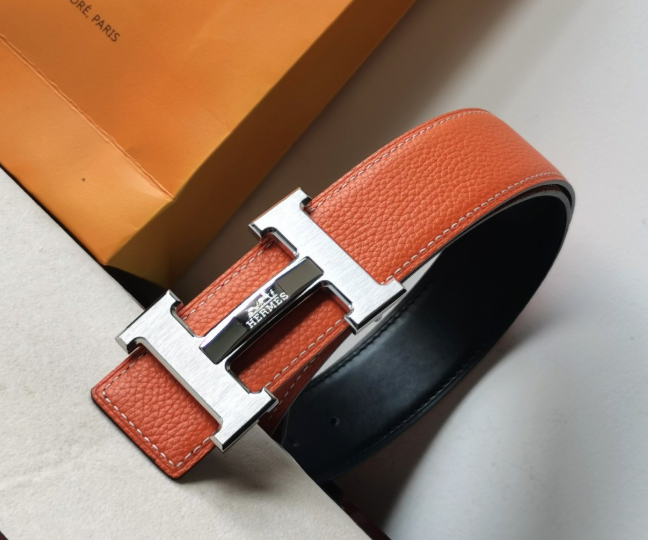 Ceinture Hermès H Cuir Grainé