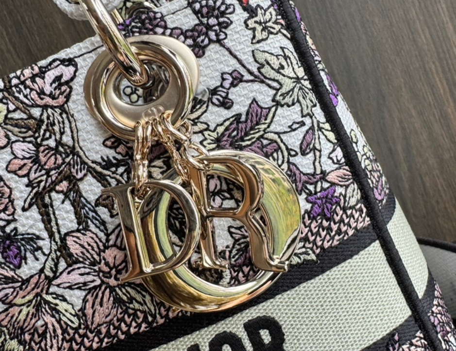 Sac Lady Dior Fleuri Large – Édition Botanique