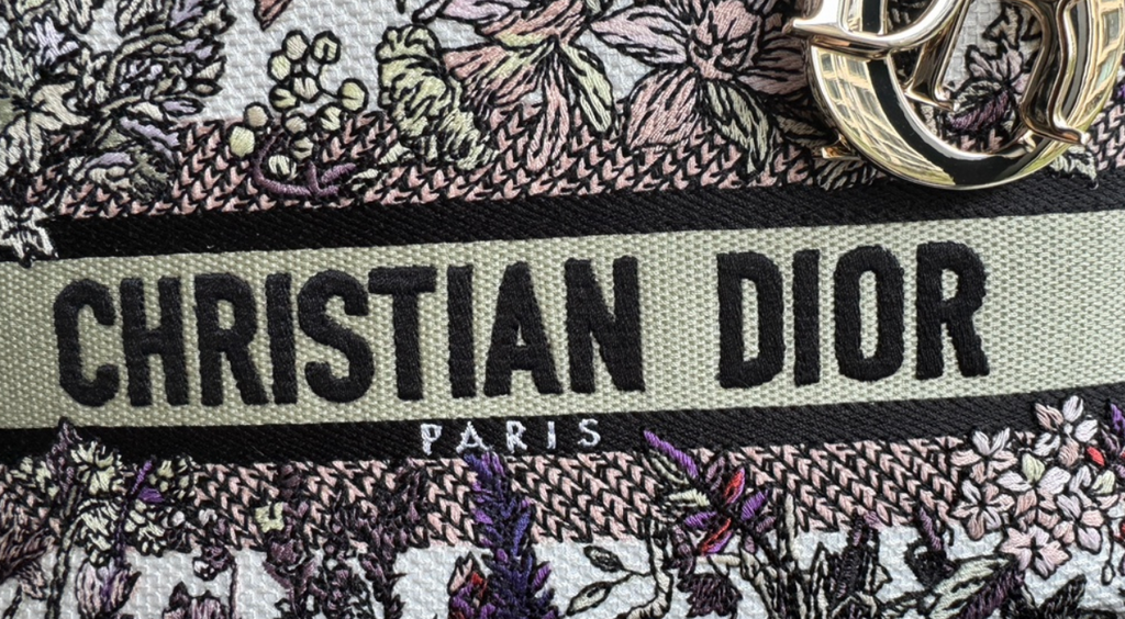 Sac Lady Dior Fleuri Large – Édition Botanique