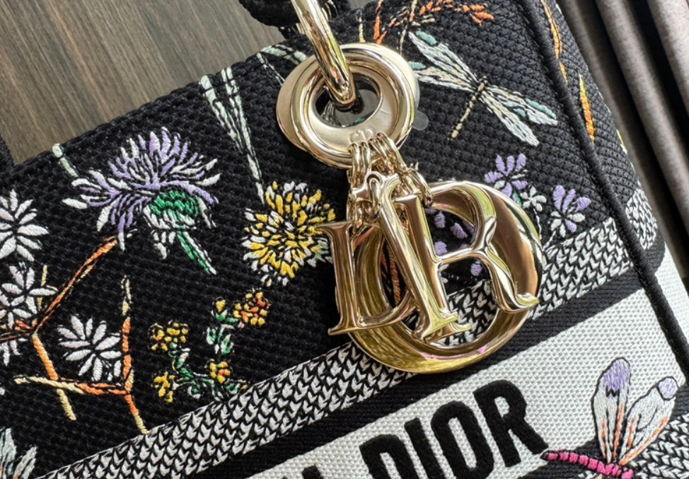 Sac Lady Dior Fleuri Large – Édition Botanique