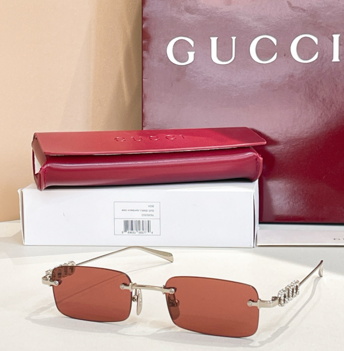 Lunettes de soleil Gucci Rimless Signature Luxe