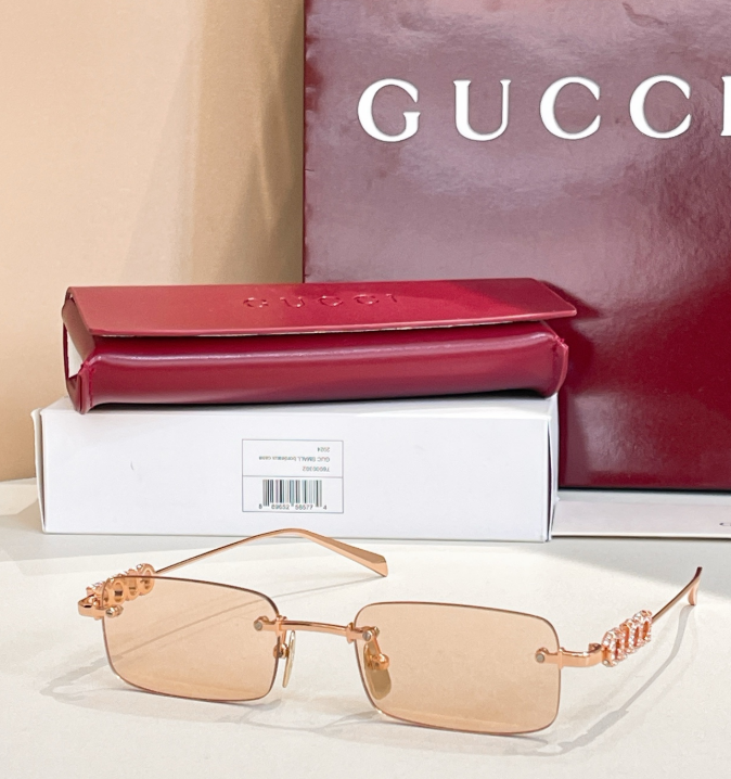 Lunettes de soleil Gucci Rimless Signature Luxe