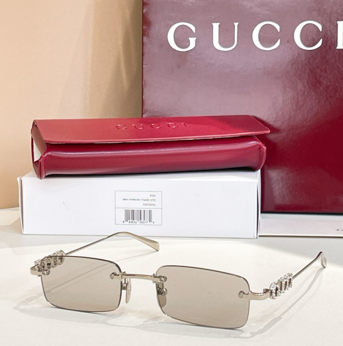 Lunettes de soleil Gucci Rimless Signature Luxe