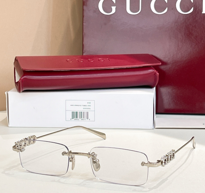 Lunettes de soleil Gucci Rimless Signature Luxe