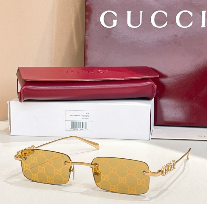 Lunettes de soleil Gucci Rimless Signature Luxe