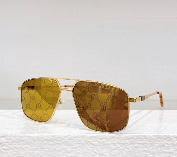 Lunettes de soleil Gucci Rectangulaire GG Monogram Signature