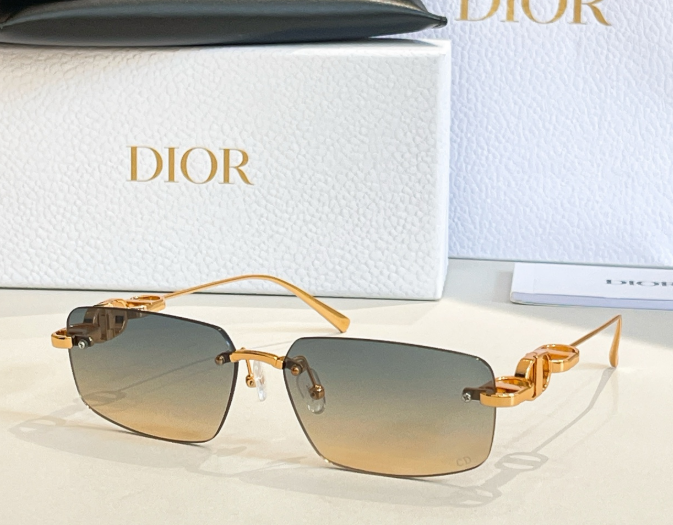 Dior – Lunettes de soleil Rectangular Rimless Signature