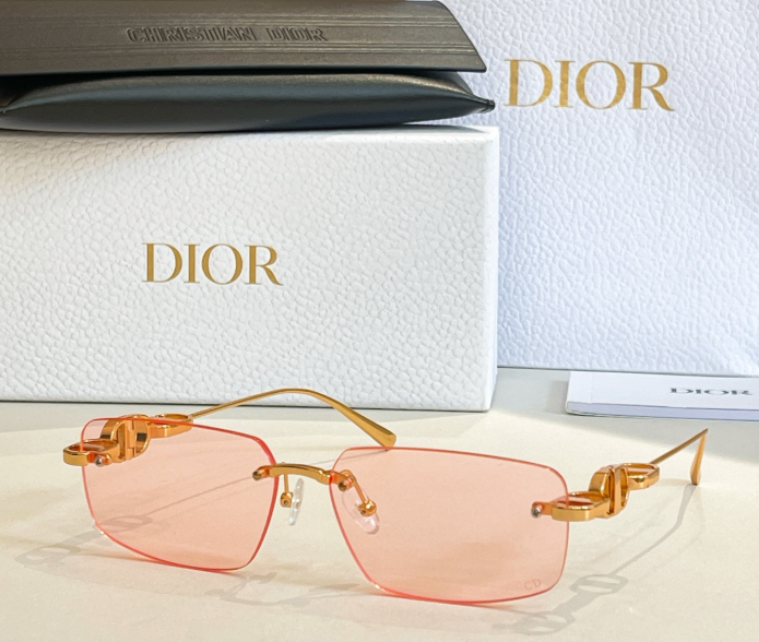 Dior – Lunettes de soleil Rectangular Rimless Signature