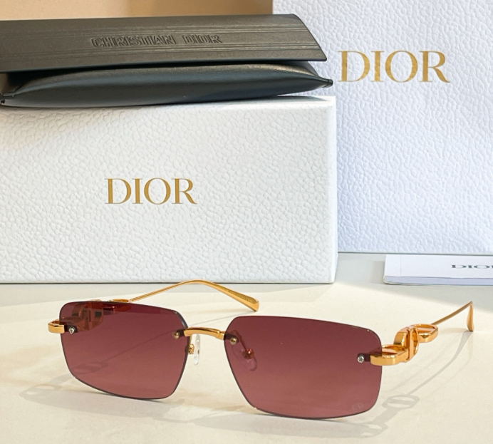 Dior – Lunettes de soleil Rectangular Rimless Signature