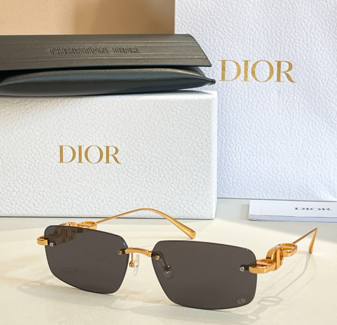 Dior – Lunettes de soleil Rectangular Rimless Signature
