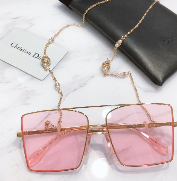 Dior – Lunettes de soleil Square Rimless Signature