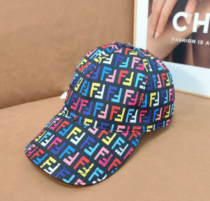 Fendi – Casquette FF Multicolor Monogram