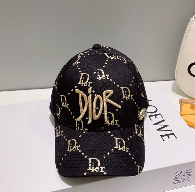 Dior – Casquette Dior Monogram Logo Brodé