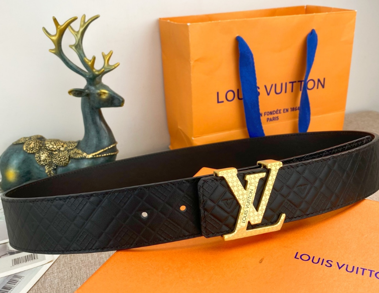 Ceinture Louis Vuitton LV Initiales Damier Texturé