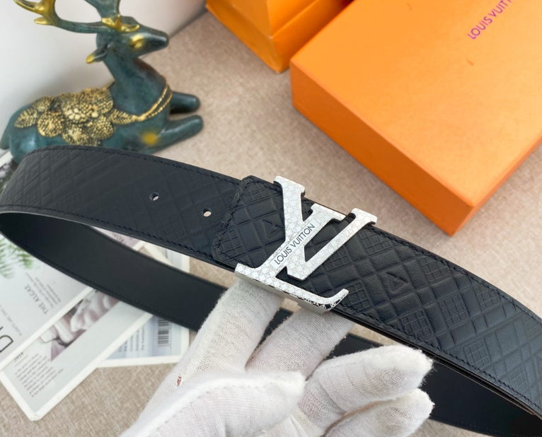 Ceinture Louis Vuitton LV Initiales Damier Texturé