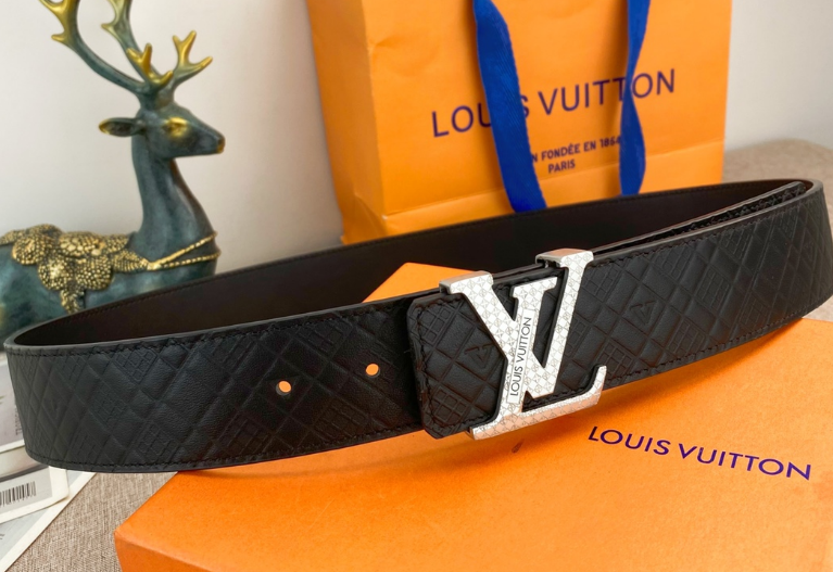 Ceinture Louis Vuitton LV Initiales Damier Texturé