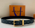 Ceinture Louis Vuitton Cuir Embossé Monogram Classique