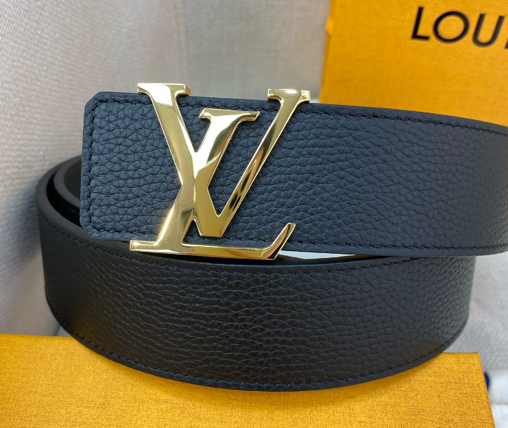 Ceinture Louis Vuitton LV Initiales Cuir Grainé Signature
