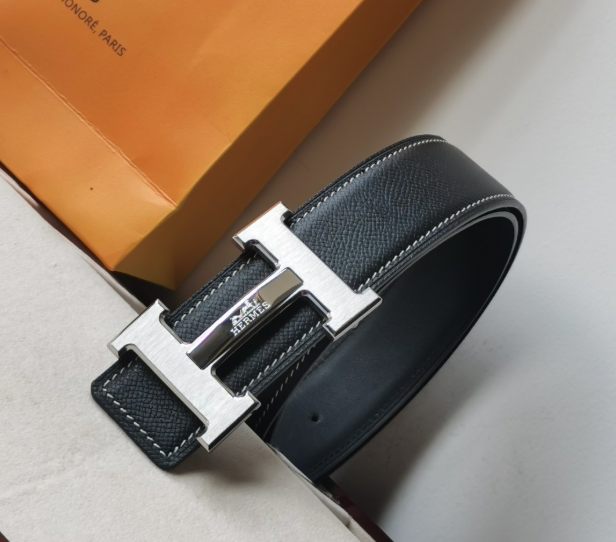 Ceinture Hermès H Cuir Grainé
