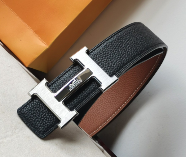 Ceinture Hermès H Cuir Grainé