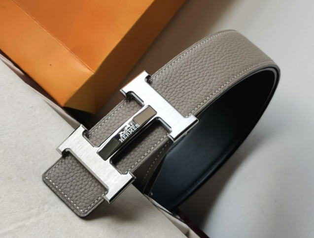 Ceinture Hermès H Cuir Grainé