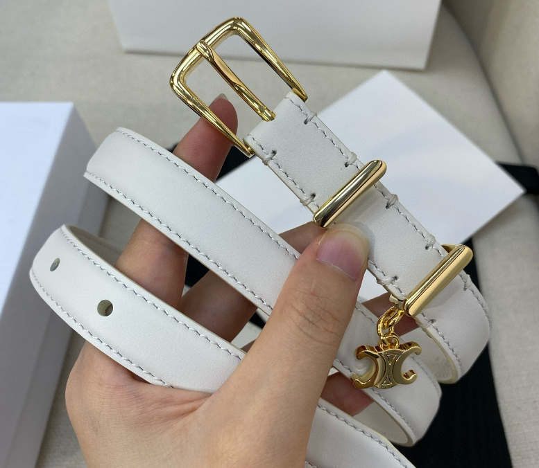 Ceinture Celine Triomphe Classique Cuir Lisse
