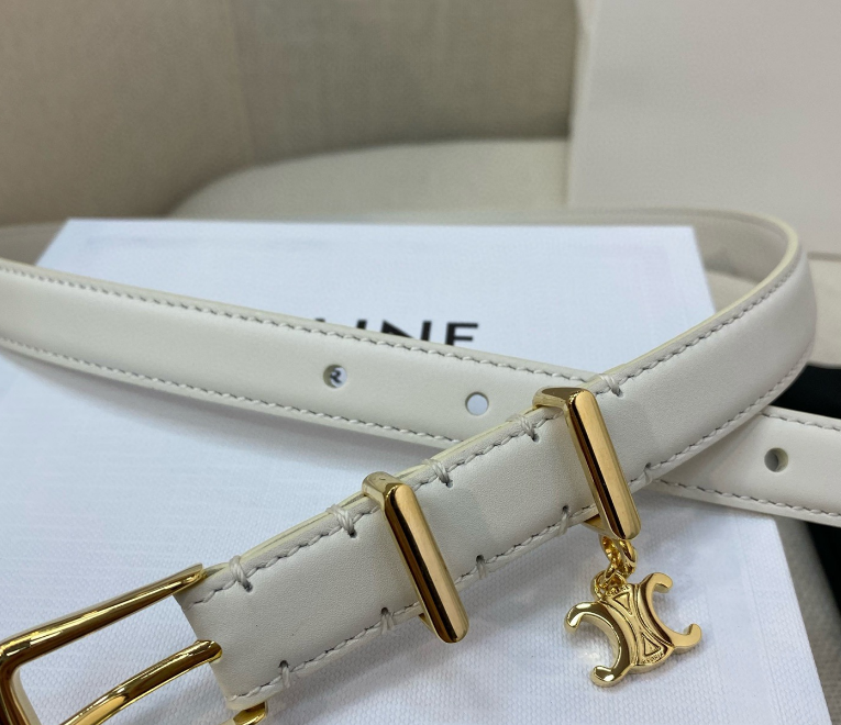 Ceinture Celine Triomphe Classique Cuir Lisse