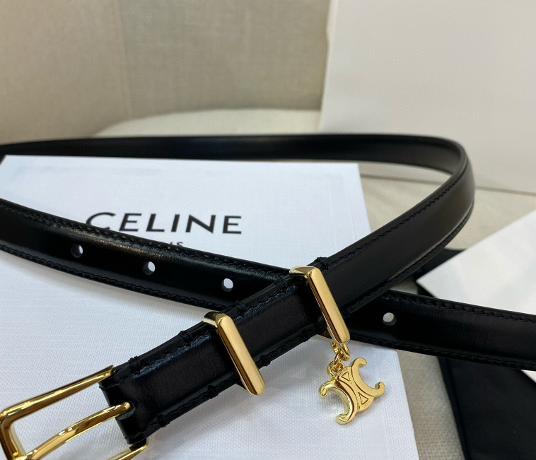 Ceinture Celine Triomphe Classique Cuir Lisse