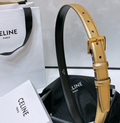 Ceinture Celine Classique Cuir Lisse Boucle Dorée