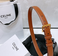 Ceinture Celine Classique Surpiqûres Contrastées