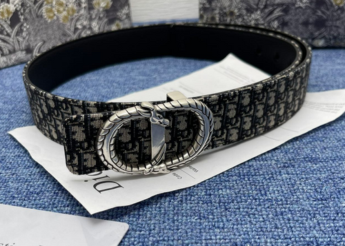 Ceinture Dior Saddle Monogram Boucle Double Anneau