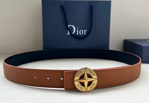 Ceinture Dior Oblique Boucle Médaillon Signature