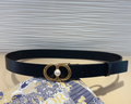 Ceinture Dior CD Perle Signature Cuir Lisse