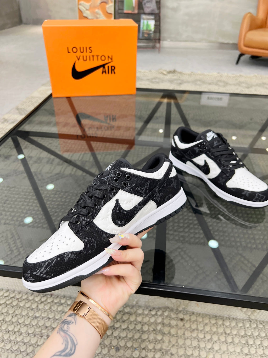 Air Force Collaboration] Louis Vuitton x Nike Air