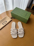 Gucci Interlocking G Slide Sandals