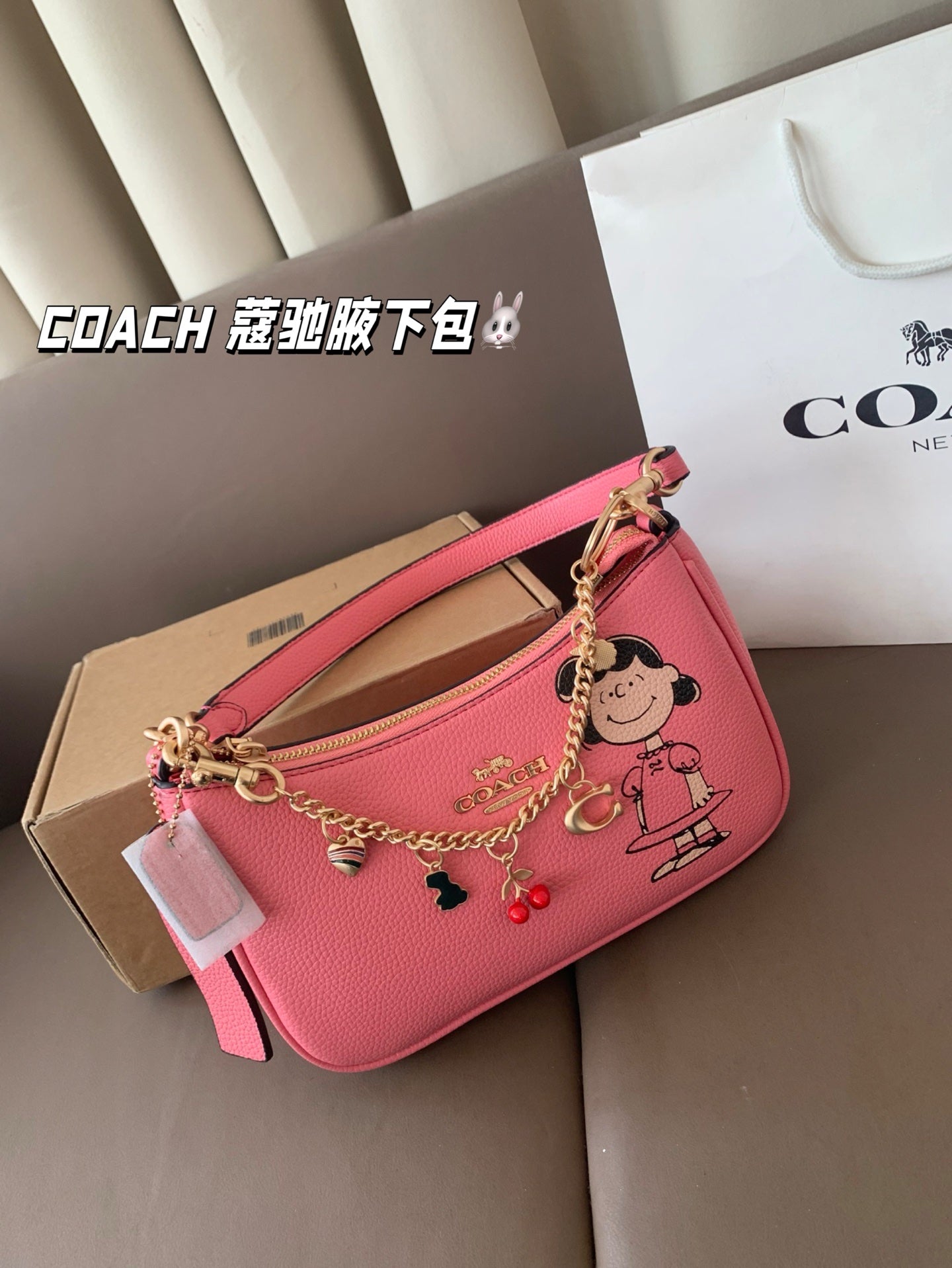 Sac coach avec dessin