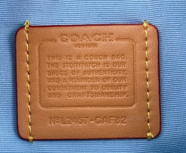 Le Coach Teri Shoulder Bag bleu et violet