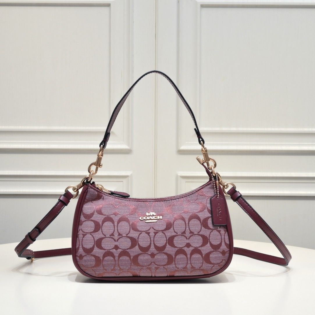 Le Coach Teri Shoulder Bag bleu et violet