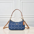 Le Coach Teri Shoulder Bag bleu et violet